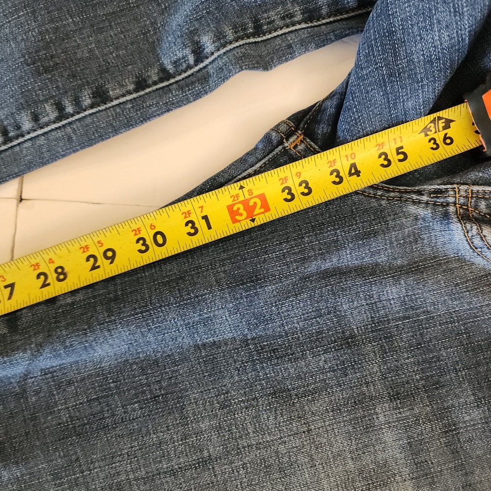 D71 Lucky Brand 221 Original Straight Leg Blue Jeans Men 33x34 Medium Wash Denim - Picture 5 of 9